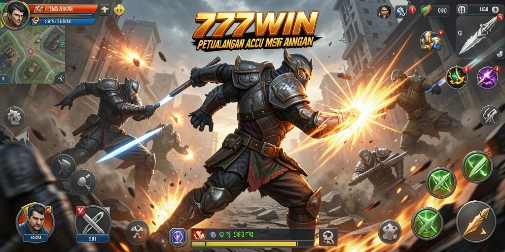Tampilan seru dan menegangkan dari gameplay 777WIN.
