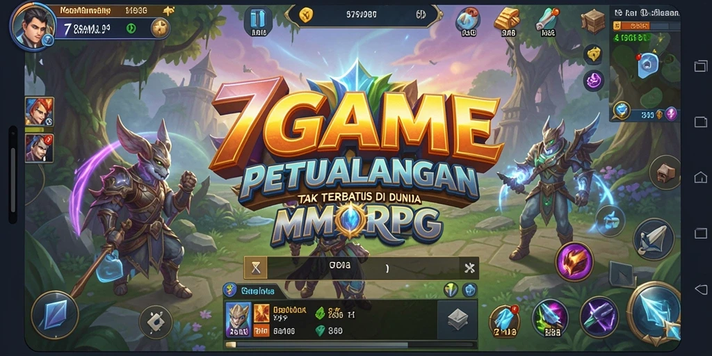 Tampilan gameplay epik dari 7GAME di dunia MMORPG.