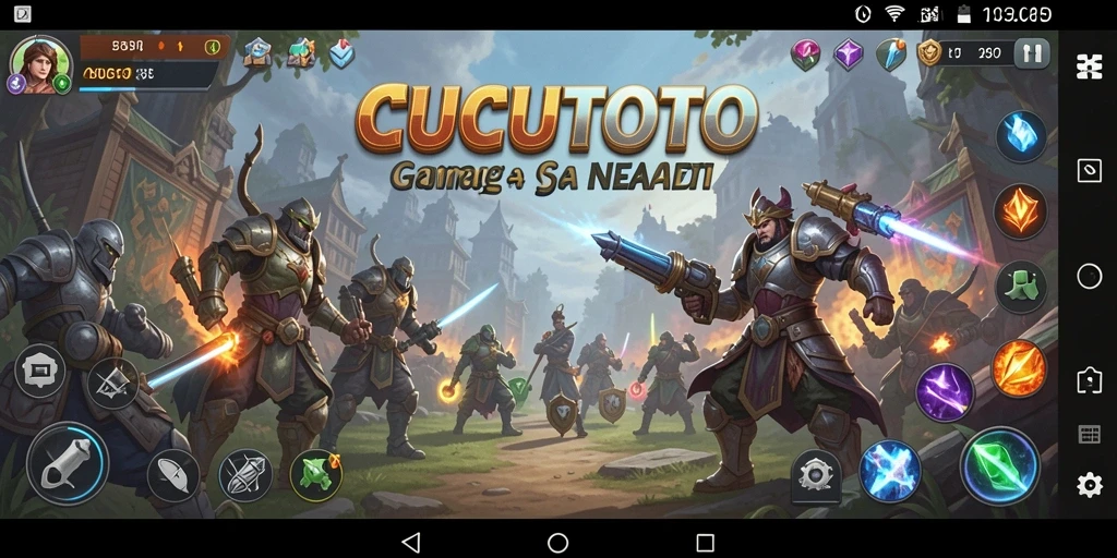 Tampilan menarik dari gameplay CUCUTOTO yang penuh dengan strategi.