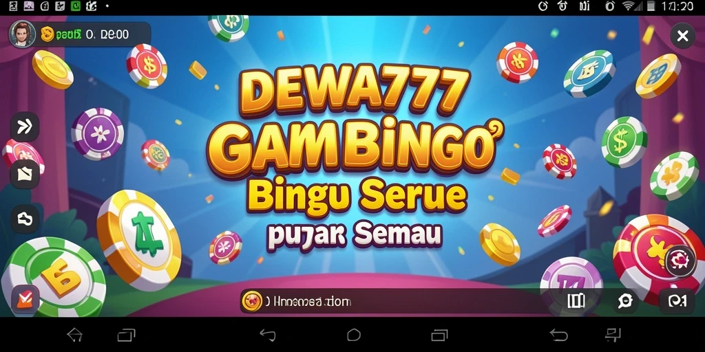 Screenshot gameplay Bingo yang seru dan interaktif.