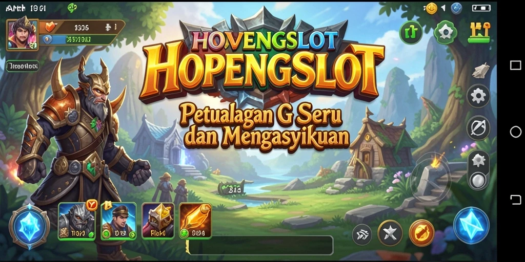 Tampilan gameplay RPG mendebarkan dengan karakter dan pertarungan yang menarik.