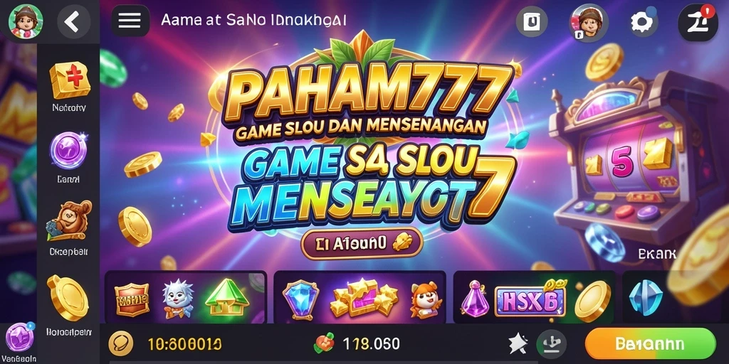 Tampilan menarik gameplay PAHAM777 dengan efek visual yang memukau.