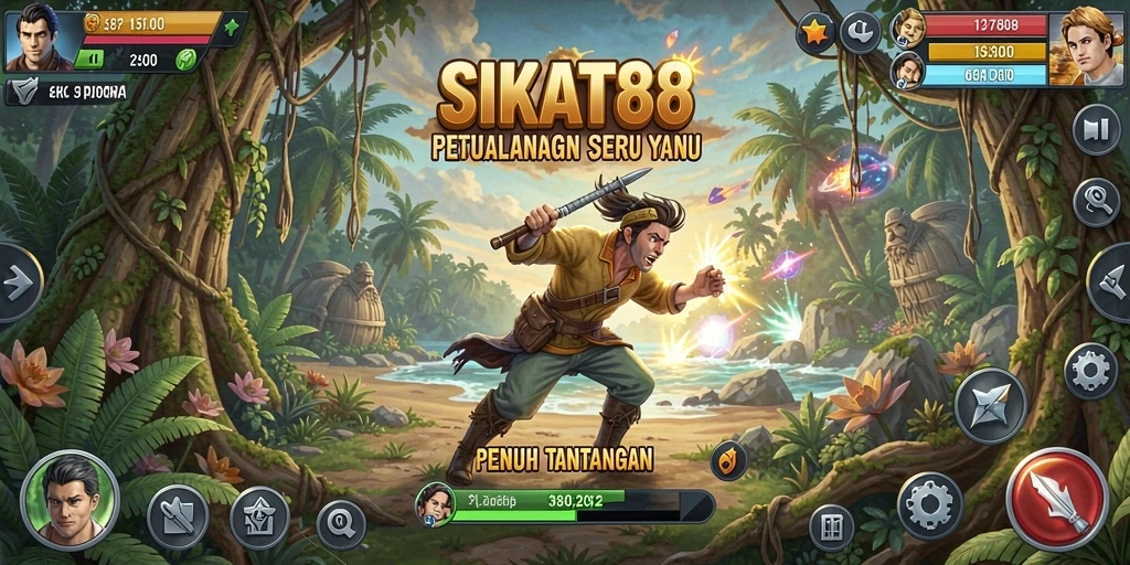 Tangkapan layar SIKAT88 menampilkan petualangan mendebarkan dengan rintangan yang menantang.