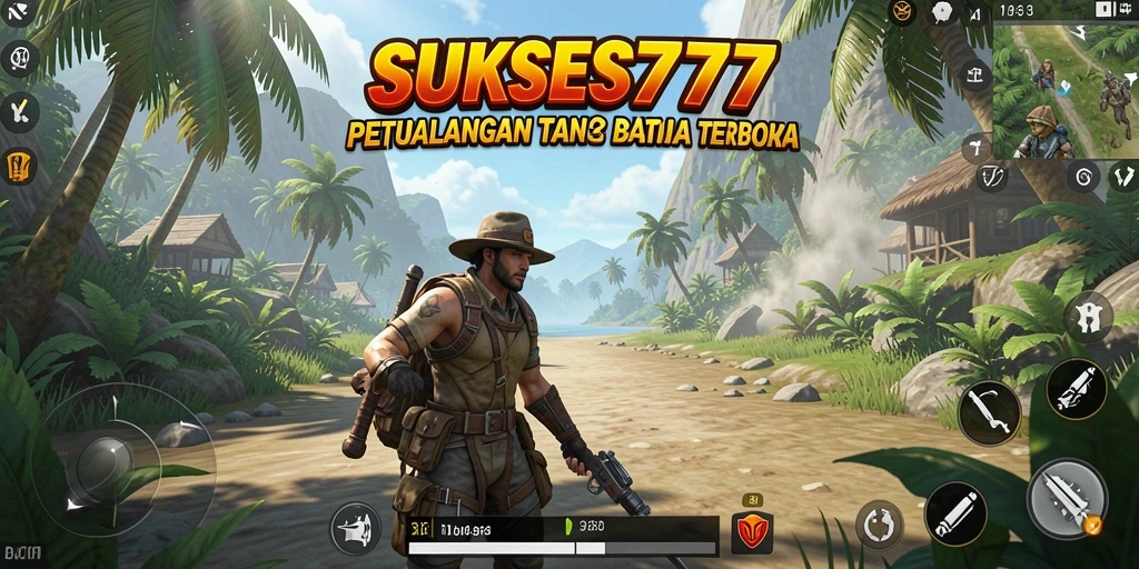 Tampilan gameplay epik dari dunia terbuka SUKSES777 yang memukau.