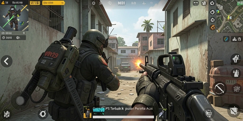 Tampilan gameplay intens dari WIN199 dengan aksi seru.