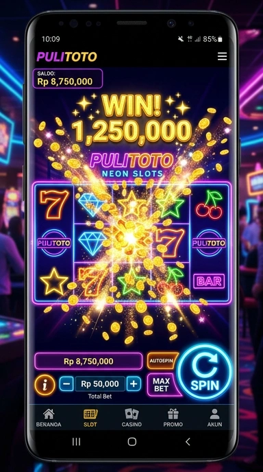 Tampilan antarmuka pengguna di pulitoto yang menarik dan sederhana.